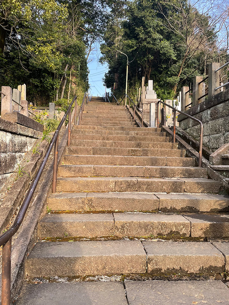 大坊本行寺近くの階段
