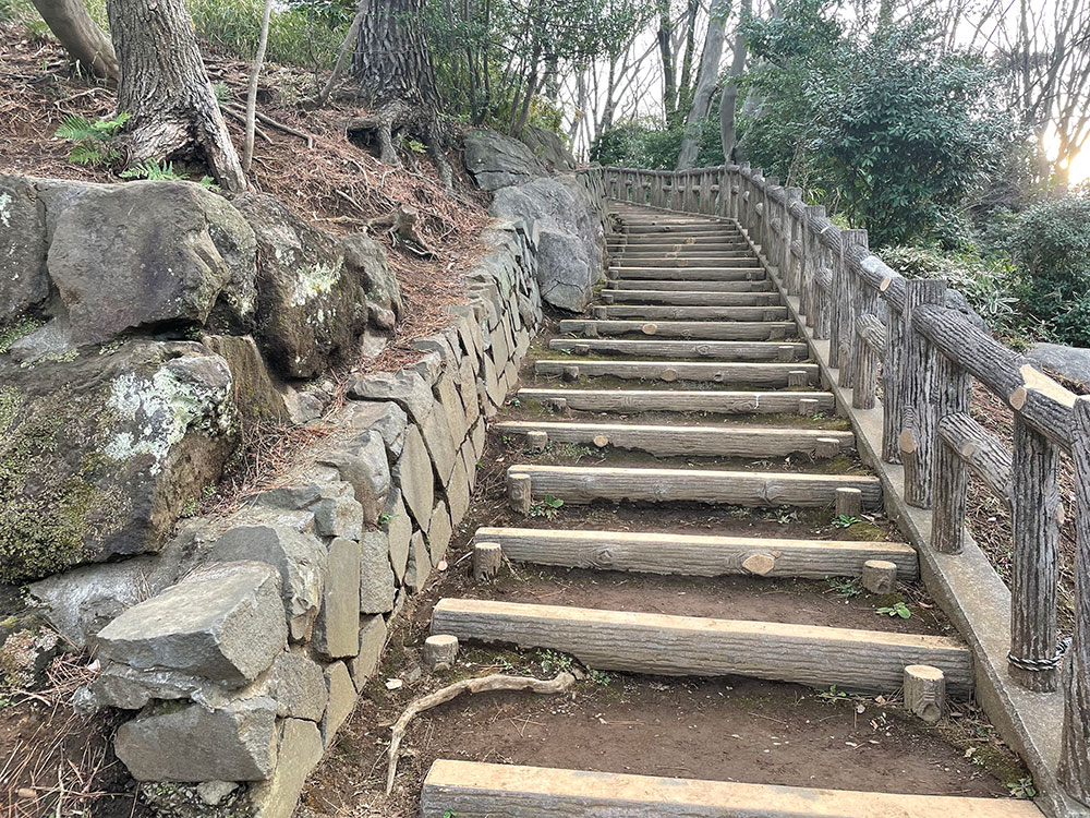 本門寺公園の階段