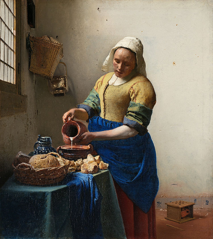 牛乳を注ぐ女 Het melkmeisje ヨハネス・フェルメール Johannes Vermeer