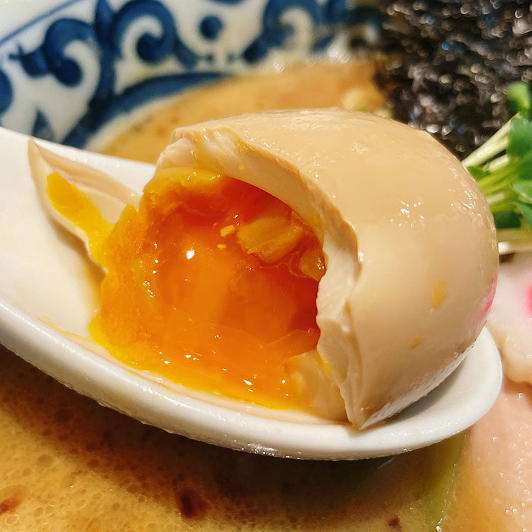 MATSURIKA 特製濃厚鶏白湯麺 醤油 味玉