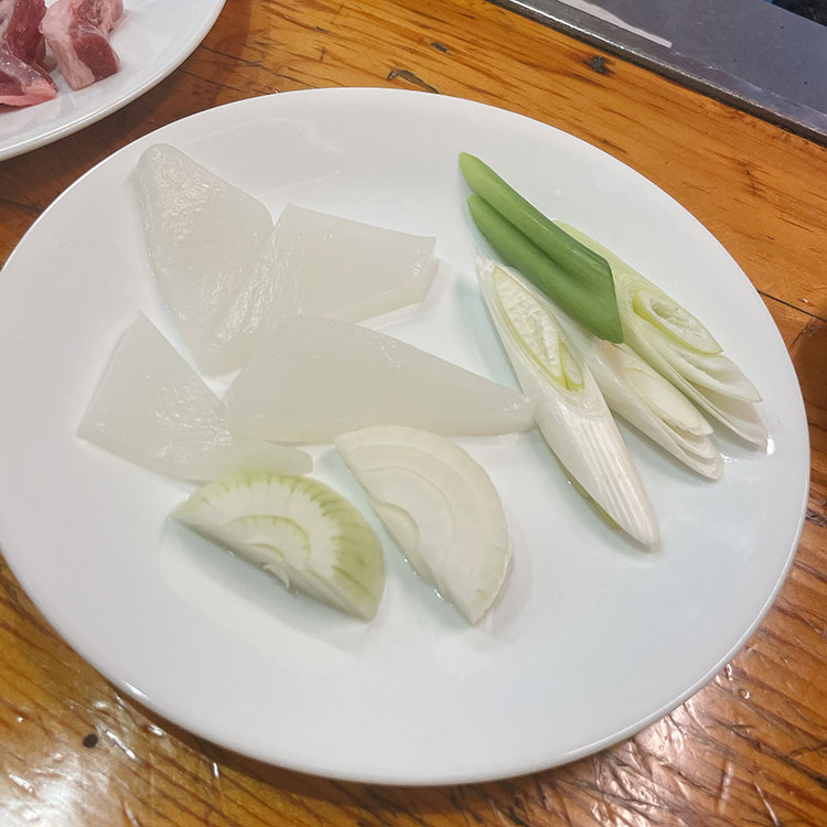 ジンギスカン すすきの のざわ 野菜