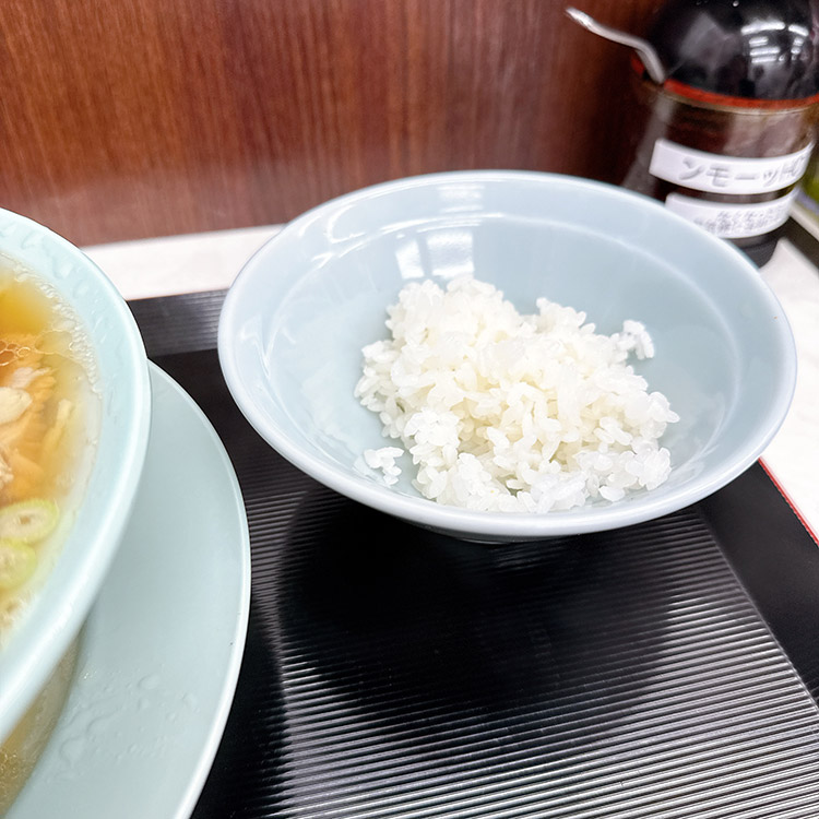 新橋ニューともちんラーメン ライスちょい盛