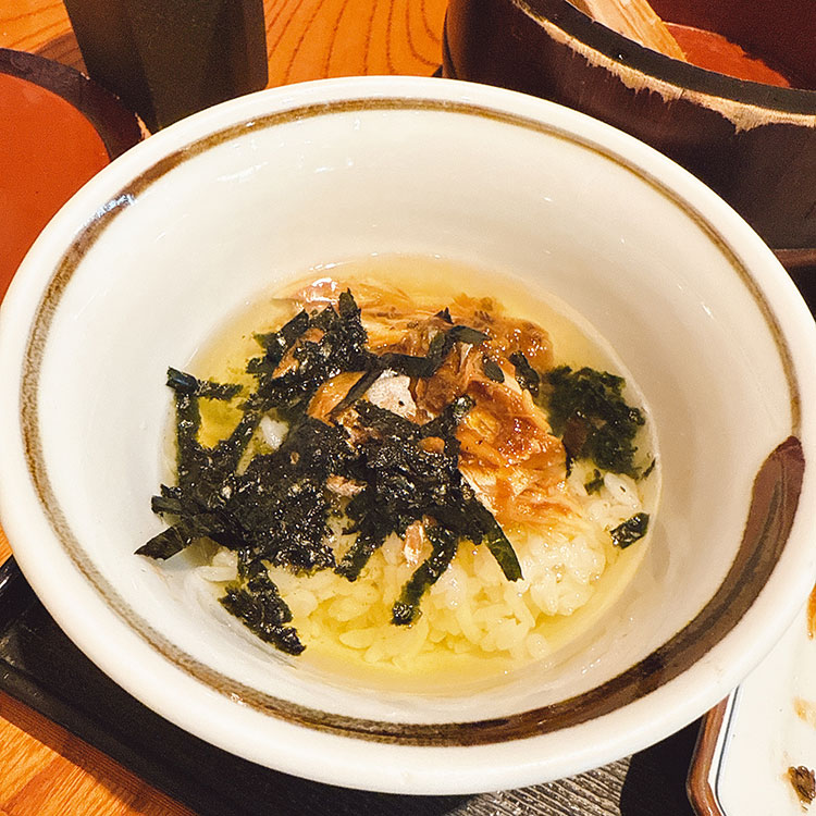 おひつ膳 田んぼ お茶漬け