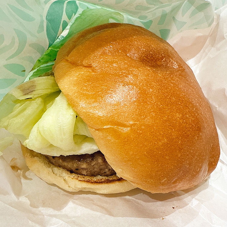 ゼッテリア 和風半熟月見絶品ビーフバーガー