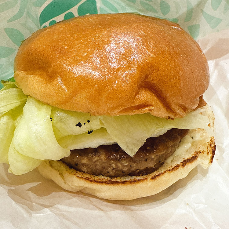 ゼッテリア 和風半熟月見絶品ビーフバーガー