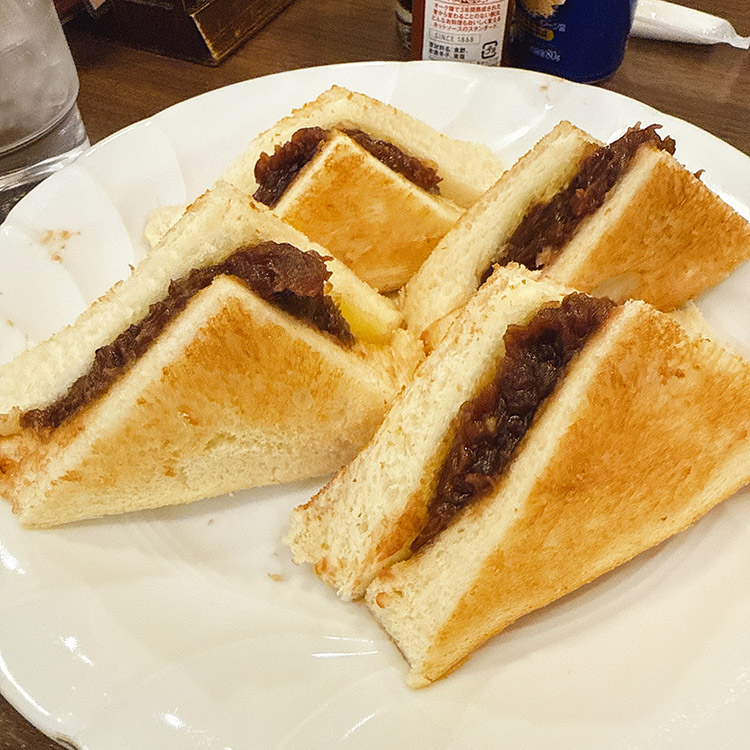 喫茶リッチ 小倉トースト