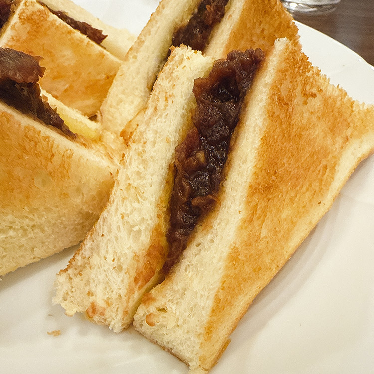 喫茶リッチ 小倉トースト