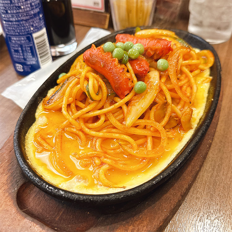 喫茶リッチ 鉄板ナポリタン