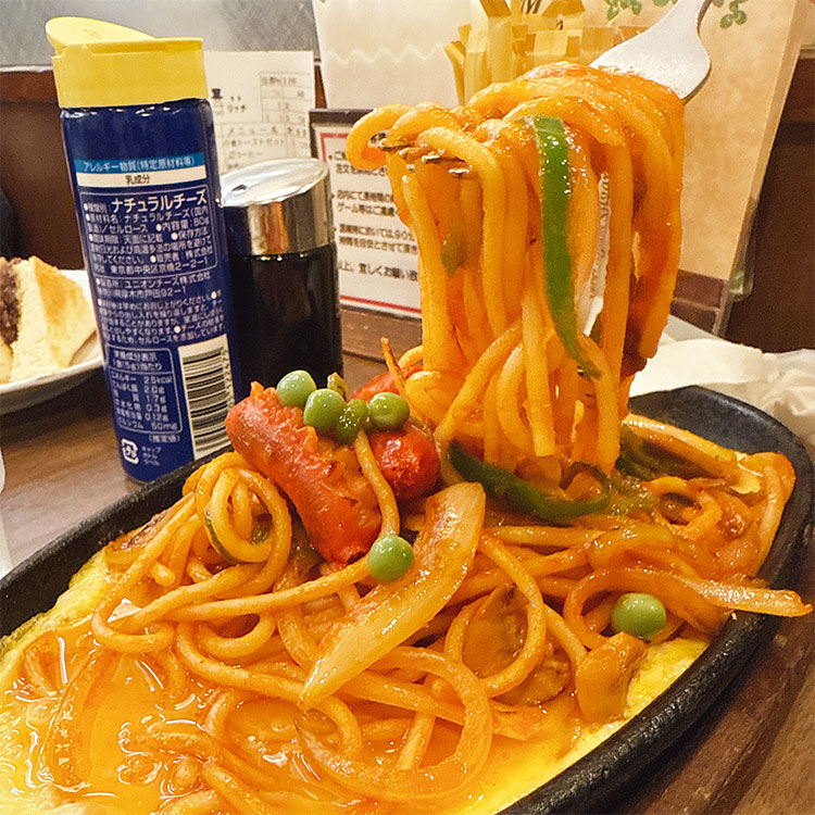 喫茶リッチ 鉄板ナポリタン