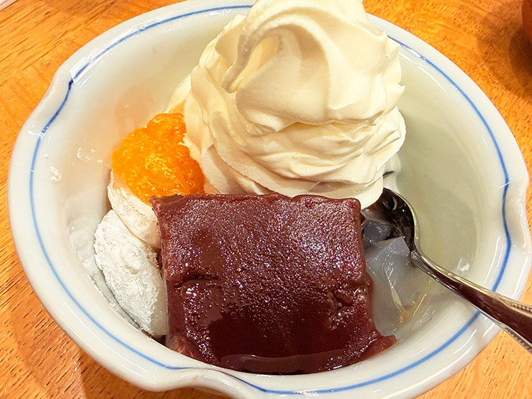 みはし アトレ上野店 クリームあんみつ